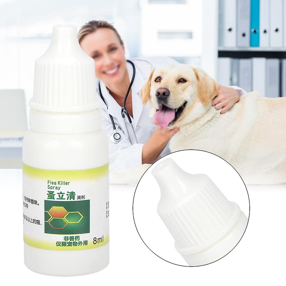 Pet Flea Tick Killer Effective Powerful Insect Killing Spray Pet Dogs Cats Supplies8ml