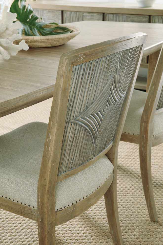 Surfrider Carved Back Side Chair   Farmhouse   Dining Chairs   by Hooker Furniture  Houzz