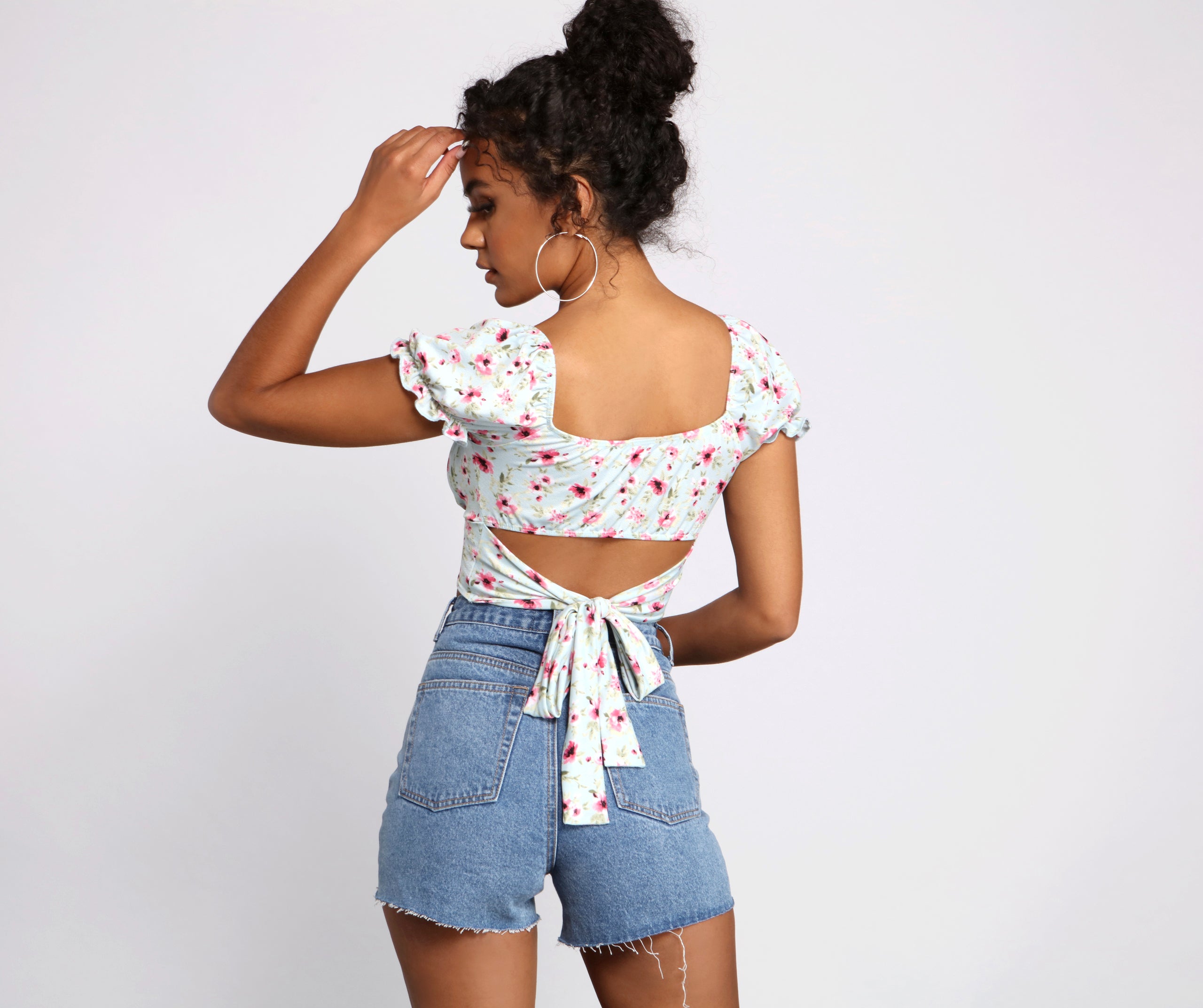 Blooming Beauty Floral Crop Top