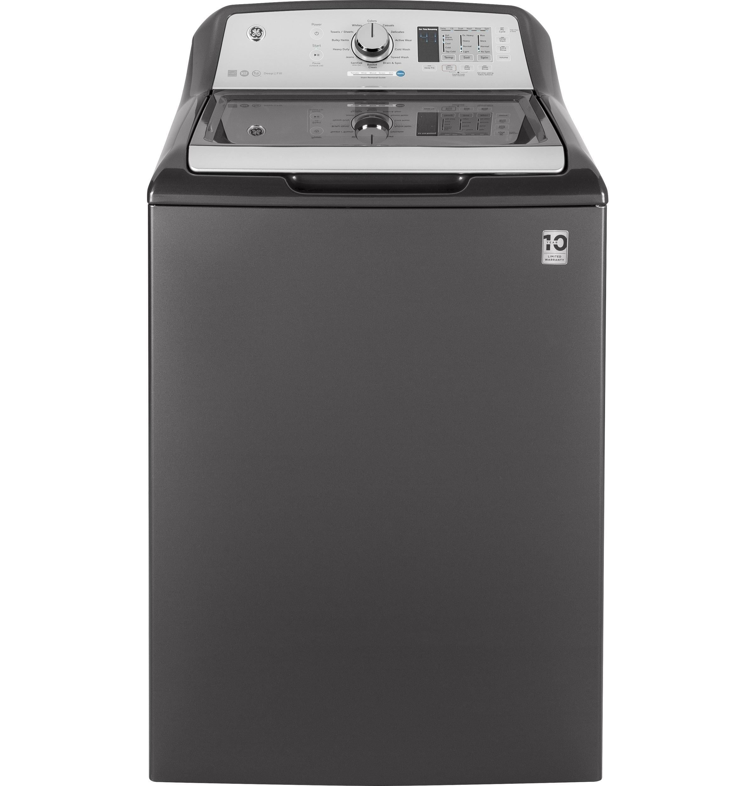 Ge Appliances GTW685BPLDG Ge® 4.5 Cu. Ft. Capacity Washer With Stainless Steel Basket