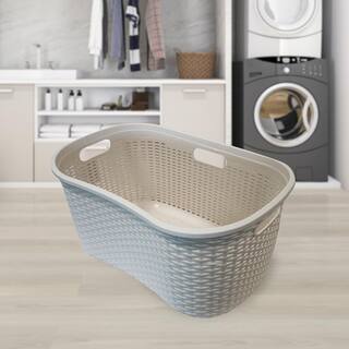 Modern Homes 40 L Laundry Basket Ivory 67531