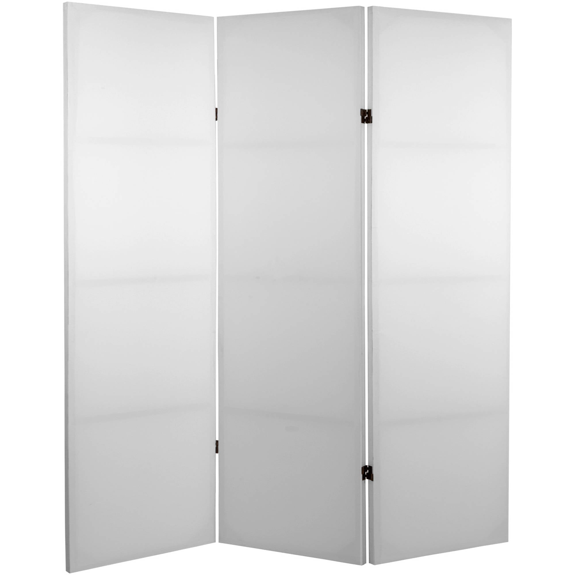 Oriental Furniture 4 ft. Tall Do It Yourself Canvas Room Divider - 3 Panel