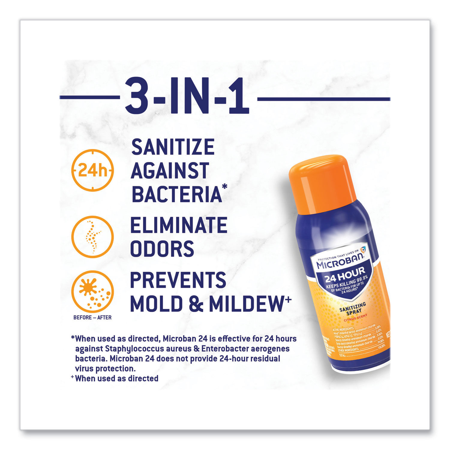 24-Hour Disinfecting Sanitizing Spray by Microbanandreg; PGC02911