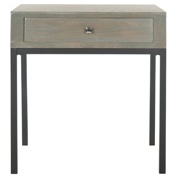 SAFAVIEH Adena Ash Grey End Table - 24