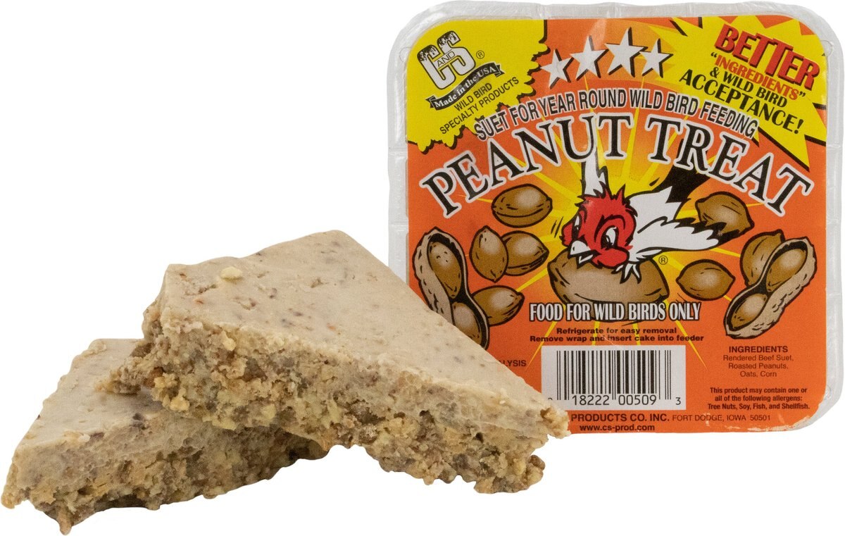 CandS Peanut Treat Suet Wild Bird Food