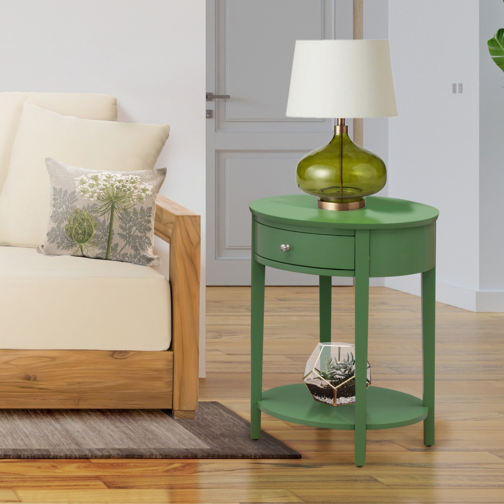 Small End Table  1 Wood Drawer  Stable  Sturdy Constructed Distressed Jacobean   Contemporary   Side Tables And End Tables   by Kolibri Decor  Houzz