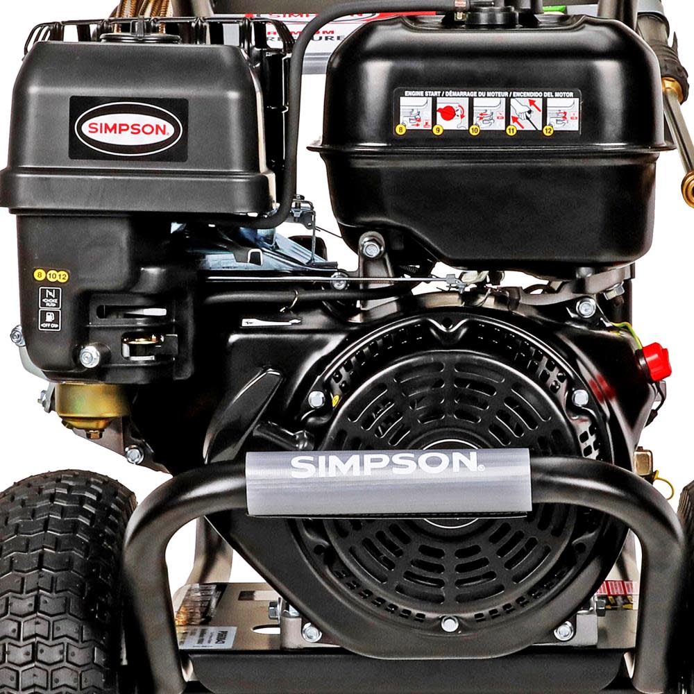 PowerShot 4400 PSI at 4.0 GPM SIMPSON 420cc with AAA Triplex Plunger Pump Cold Water Professional Gas Pressure Washer ;