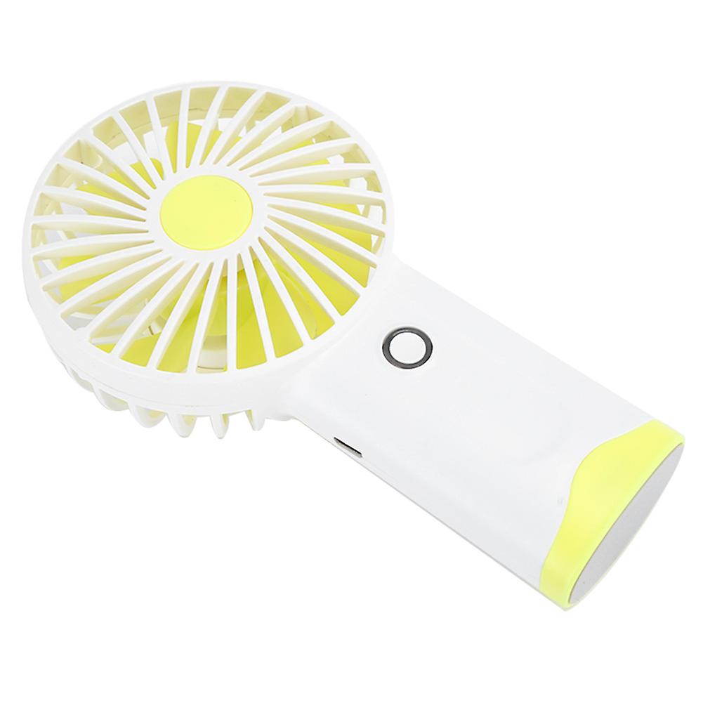 Mini Fan Handheld Portable Summer Aircooling Tool For Office Dormitory Desktopyellow