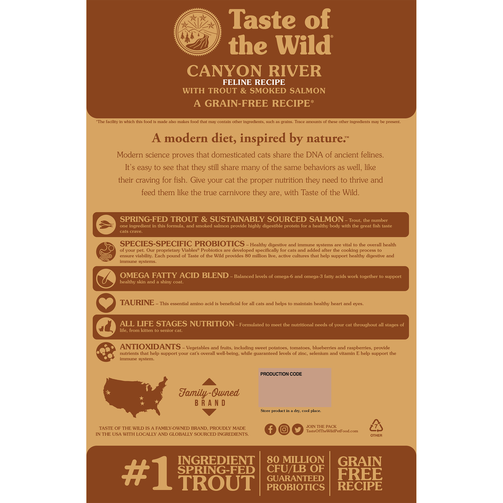 Taste Of The Wild Canyon River Grain-Free Cat Food