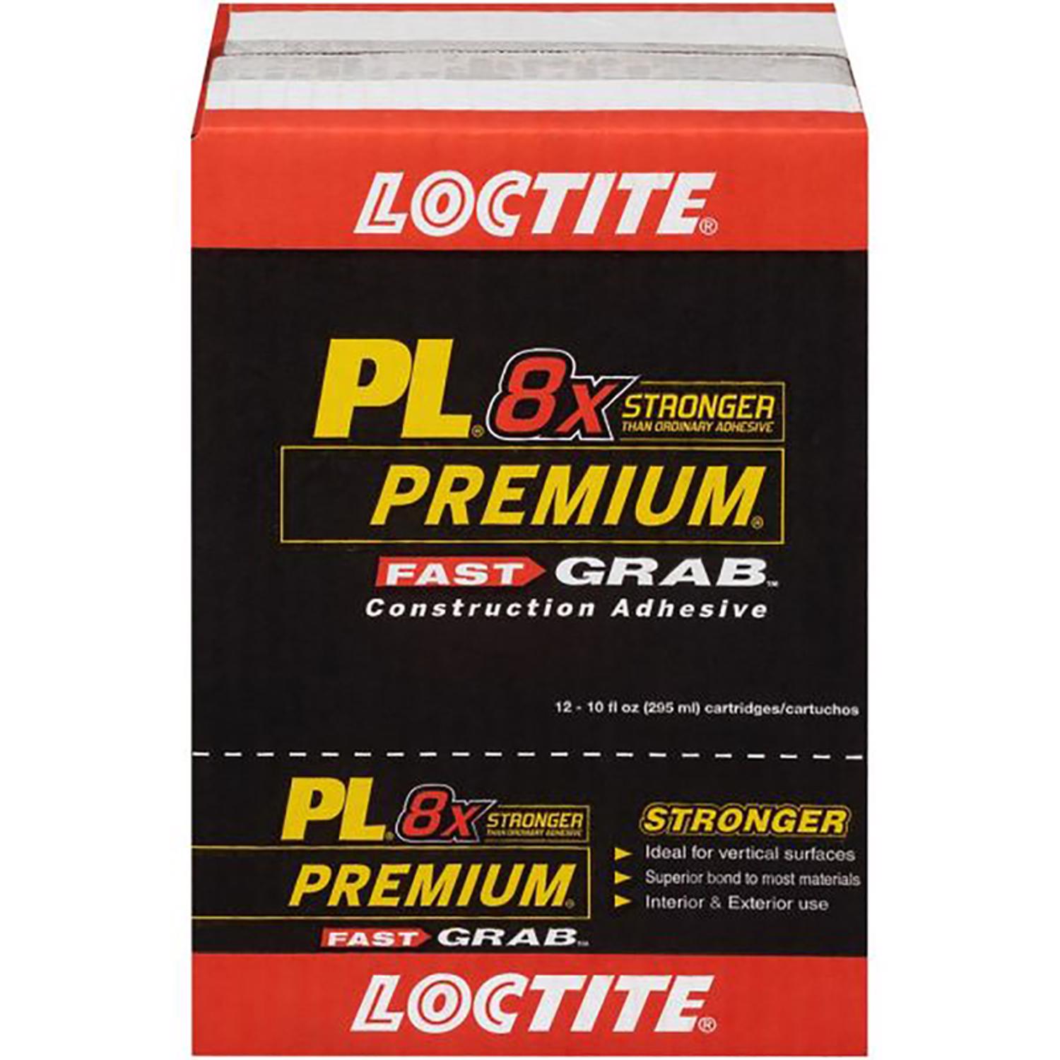 Loctite PL Premium Fast Grab Polyurethane Construction Adhesive 10 oz