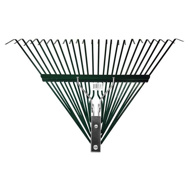 24 in. Deluxe Spring Action Leaf Rake Head Only - Pack of 10