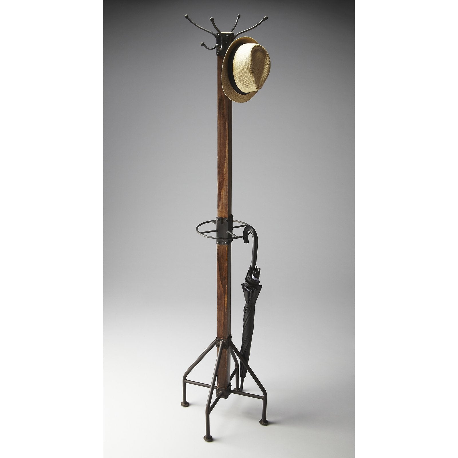 Butler Mountain Lodge Standing Coat Rack