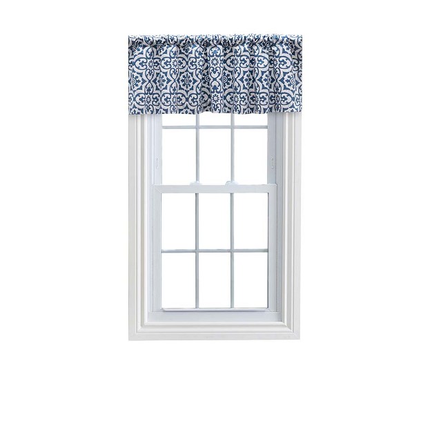 Rod Pocket Premium Tailored Valance 50 quot x16 quot Navy