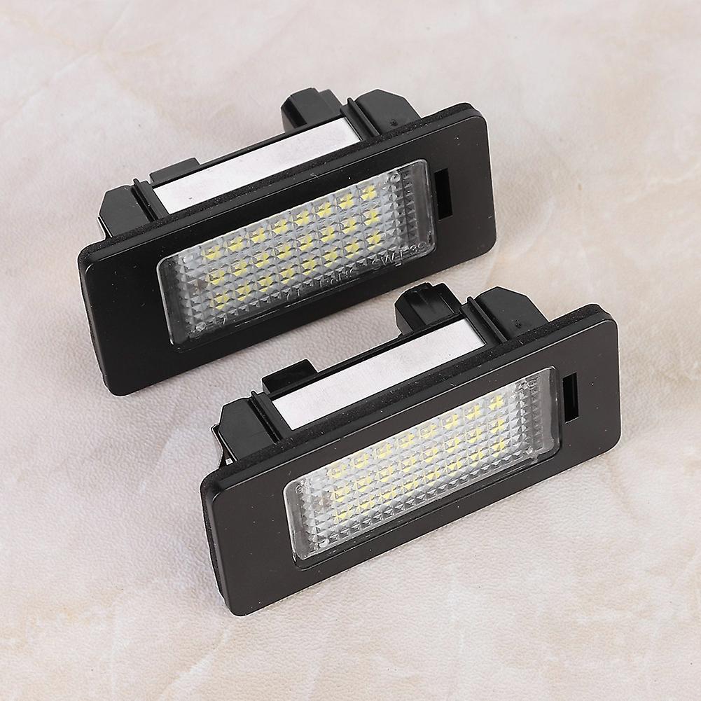 1 Pair Car License Plate Light Led License Lamp Fit For E82/e88/e90/e92/e93/e39 00-12