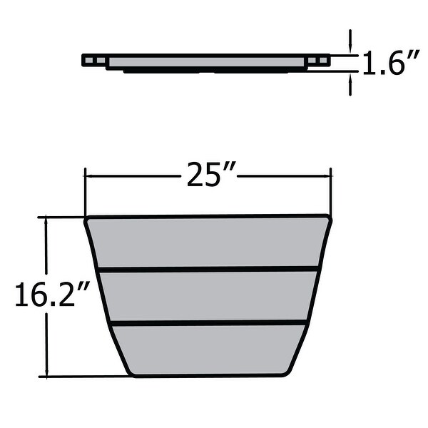 Highwood EcoFriendly Adirondack TeteaTete Connecting Table