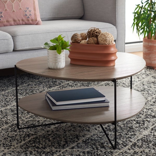 SAFAVIEH Ami Modern 2-Tier Coffee Table - 30 in. W x 28 in. D x 16 in. H