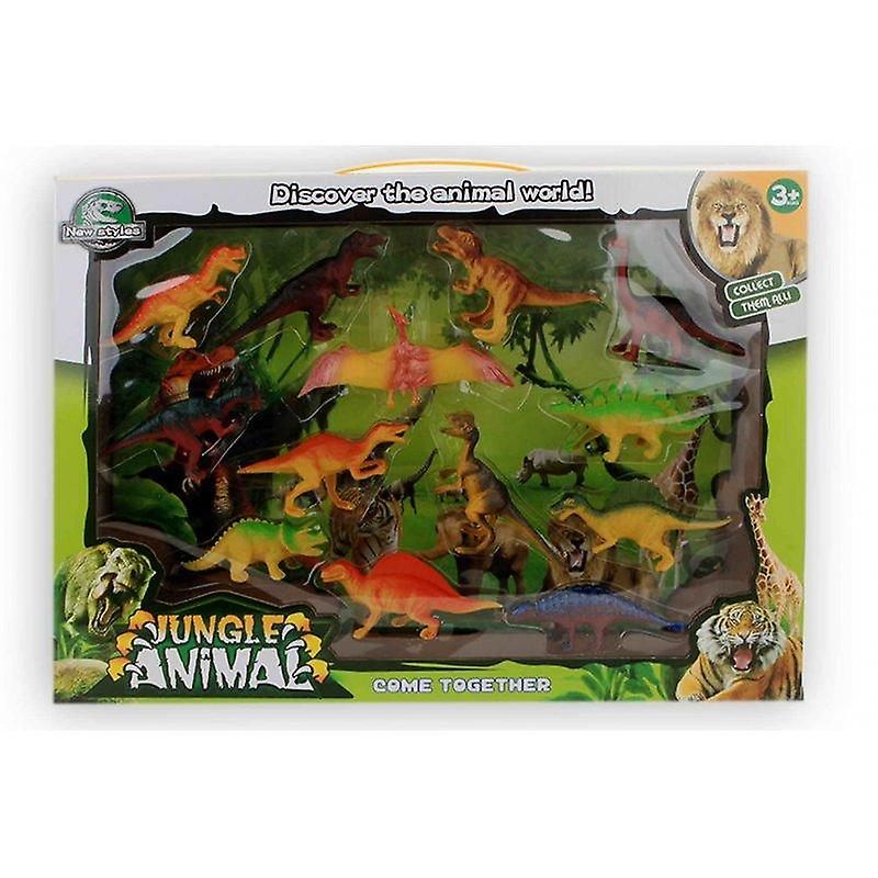 13pcs Toy Animals Dinosaurs Playset Figures