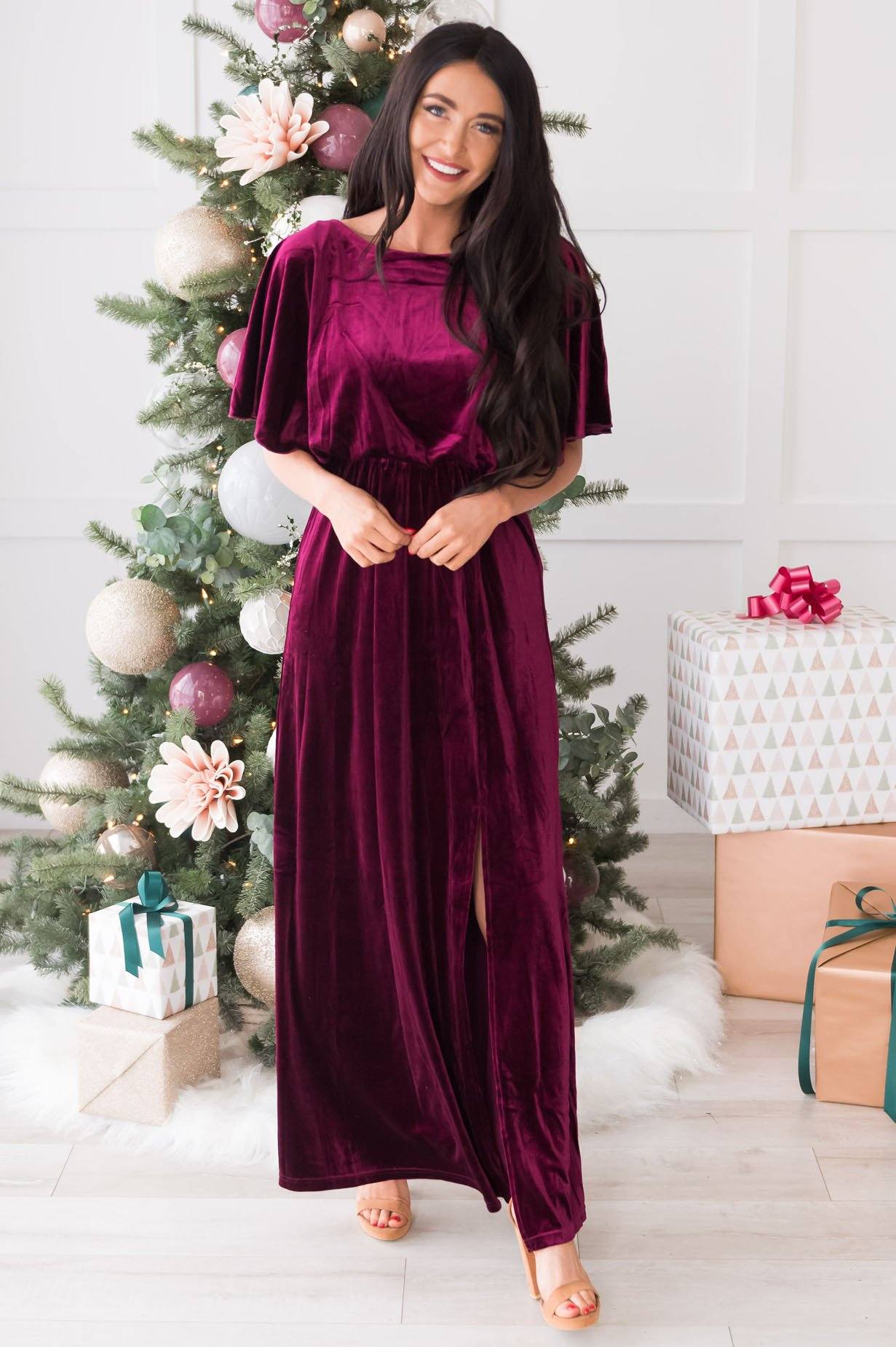 The Joy Evening Out Velvet Gown