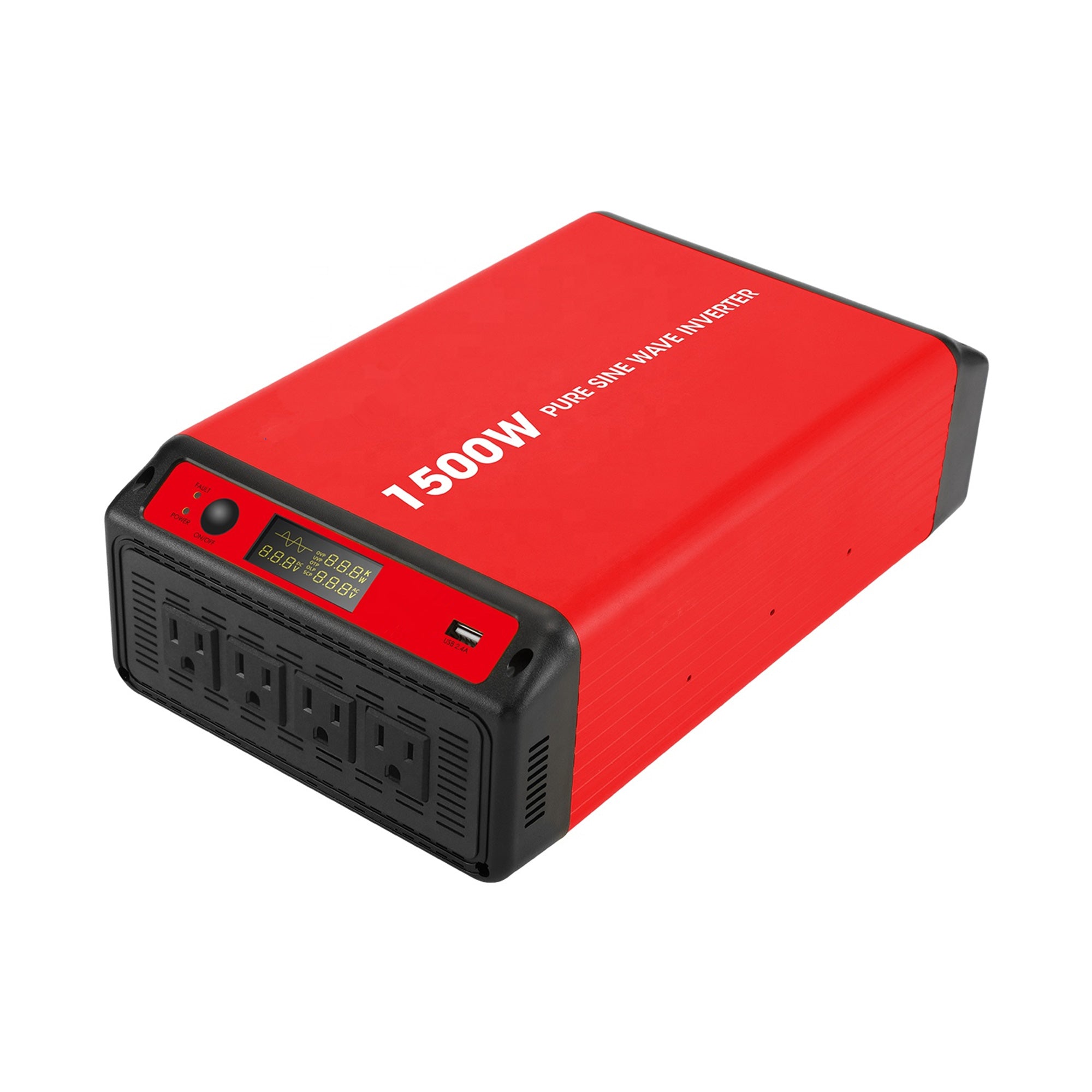 ACOPOWER 1500W Power Inverter 12VDC to 120VAC