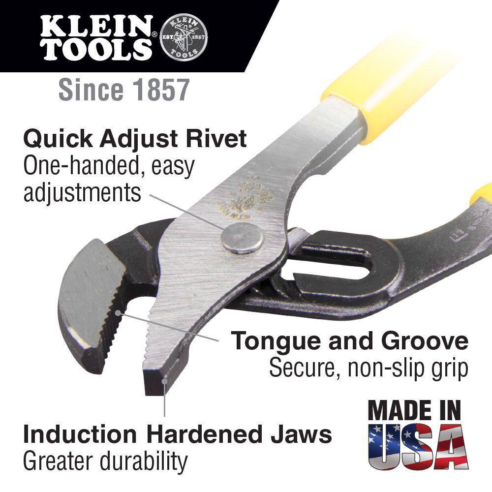 Klein Tools 10 in. Pump Pliers D502-10