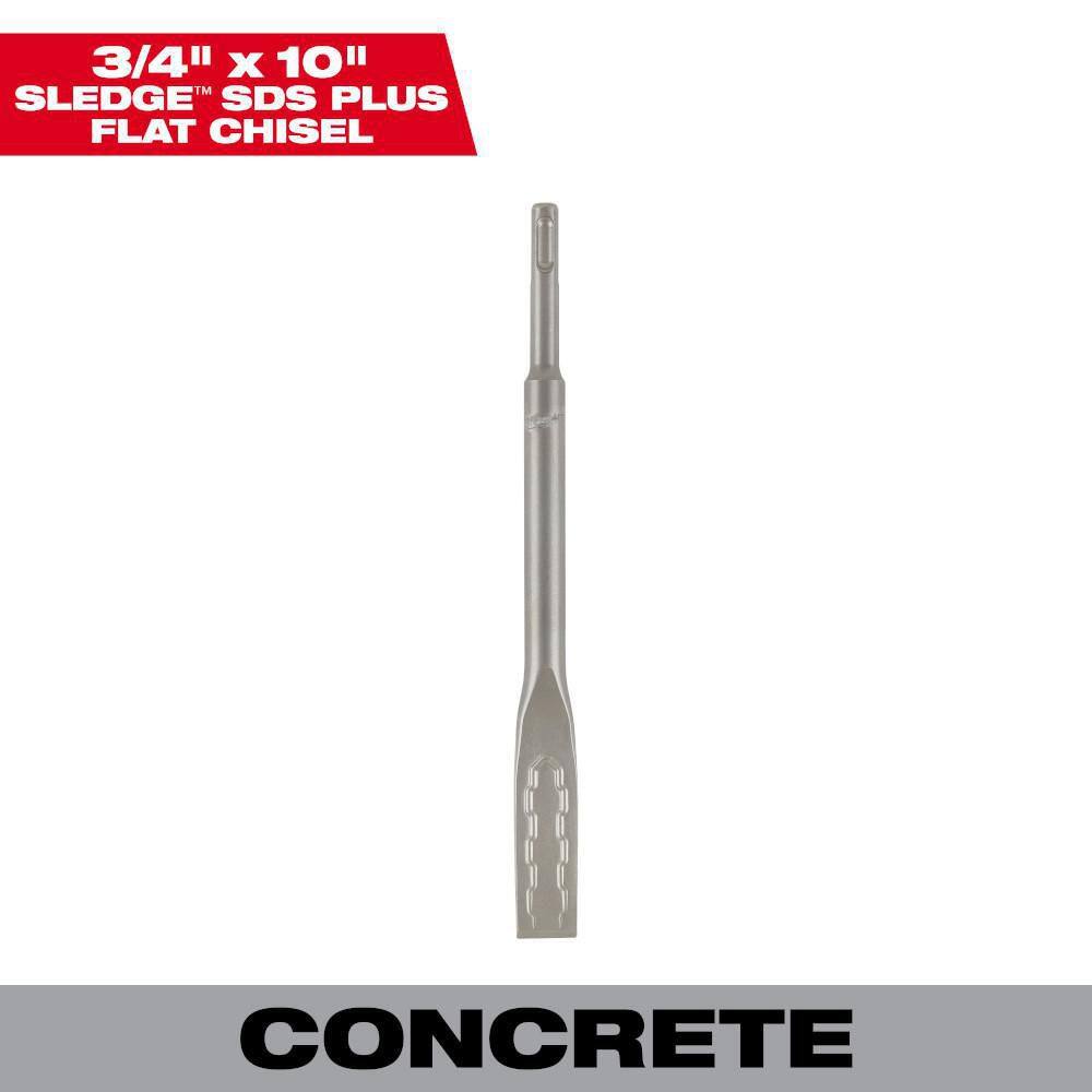 MW 34 in. X 10 in. SLEDGE SDS-PLUS Flat Chisel 48-62-6052