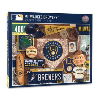 YouTheFan MLB MW Brewers Retro Series Puzzle (500-Pieces) 0951124