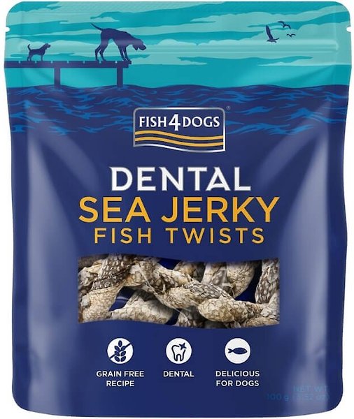 Fish4Dogs Sea Jerky Fish Twists Dog Treats