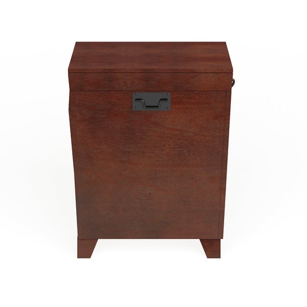 SEI Furniture Liatris Espresso Trunk Side Table