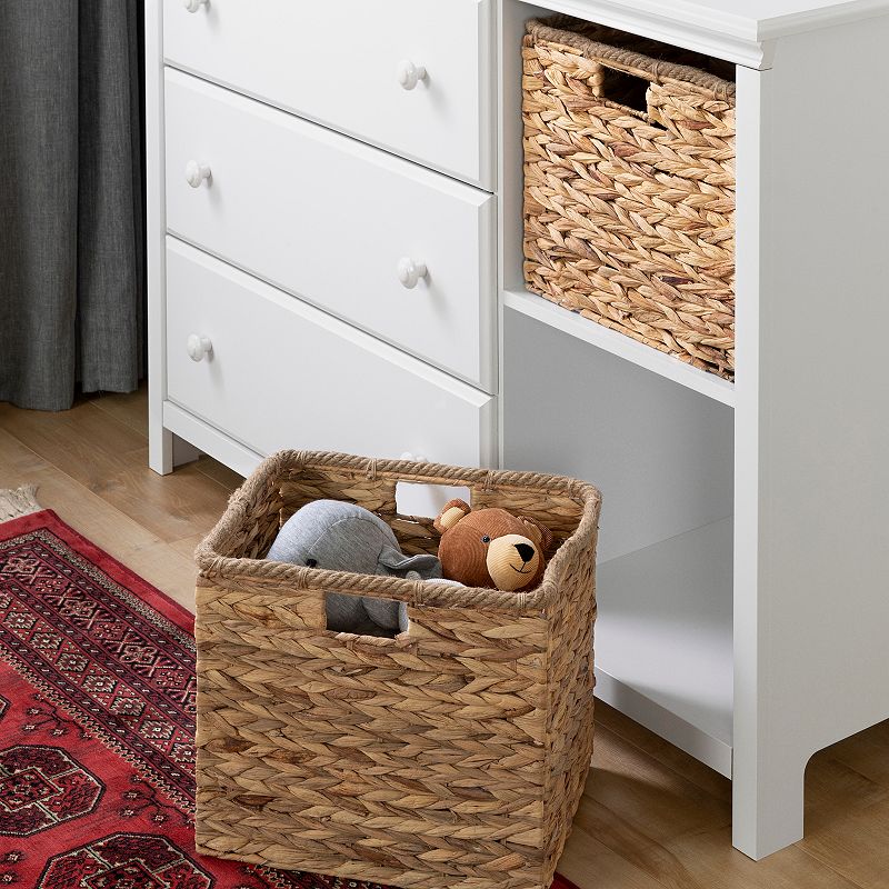 South Shore Cotton Candy 3-Drawer Dresser with Baskets