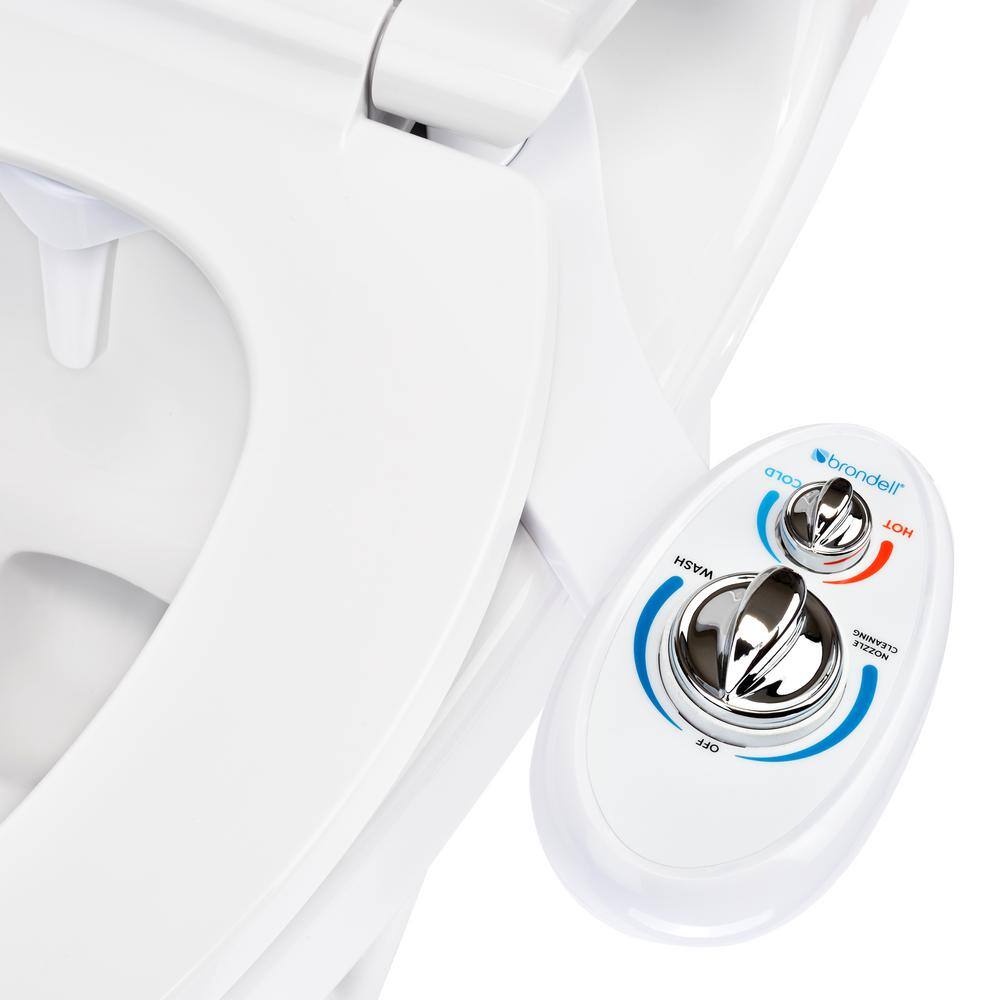 Brondell SouthSpa Non-Electric Left Handed Bidet Attachment in White LH-20