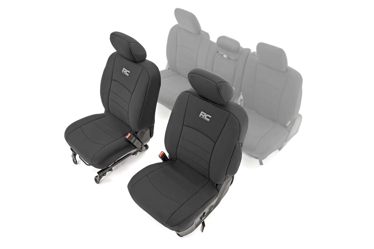 Rough Country Neoprene Front and Rear Seat Covers for 19-22 Ram 1500 - 91041