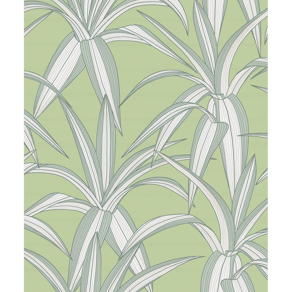 NextWall Tossed Cradle Plant Peel and Stick Wallpaper