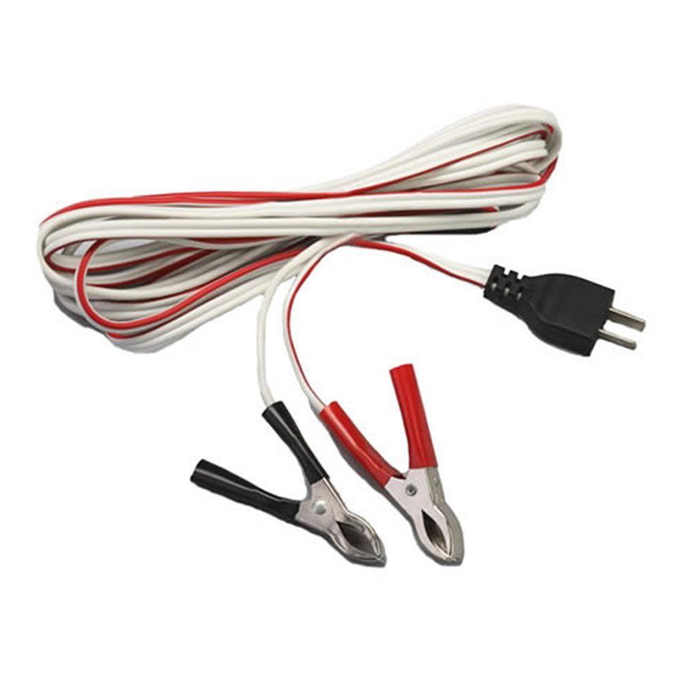 DC Charging Cord with Terminal Clamps