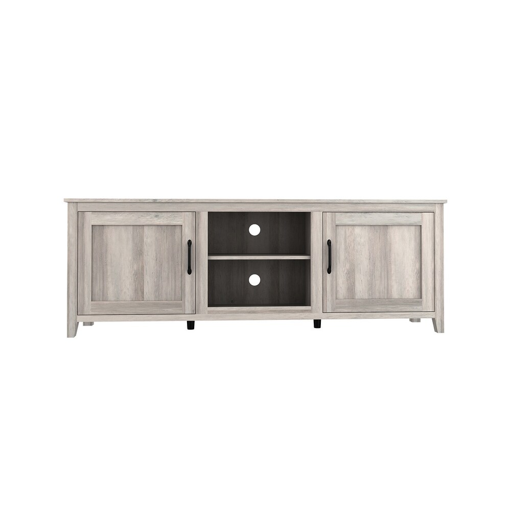 2 Doors Storage Media Console TV Stand up to 60 inches