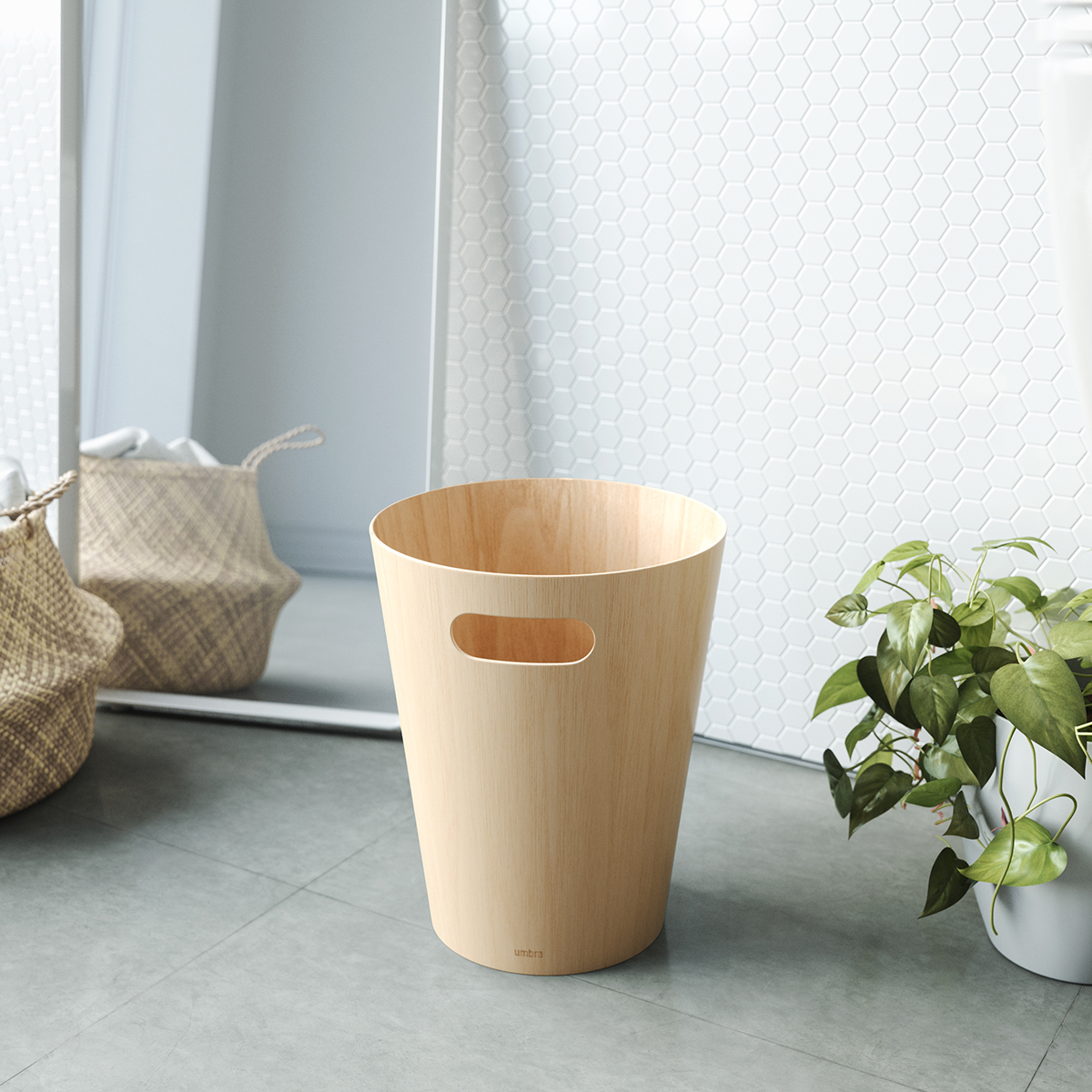 Woodrow Wastebasket by Umbra