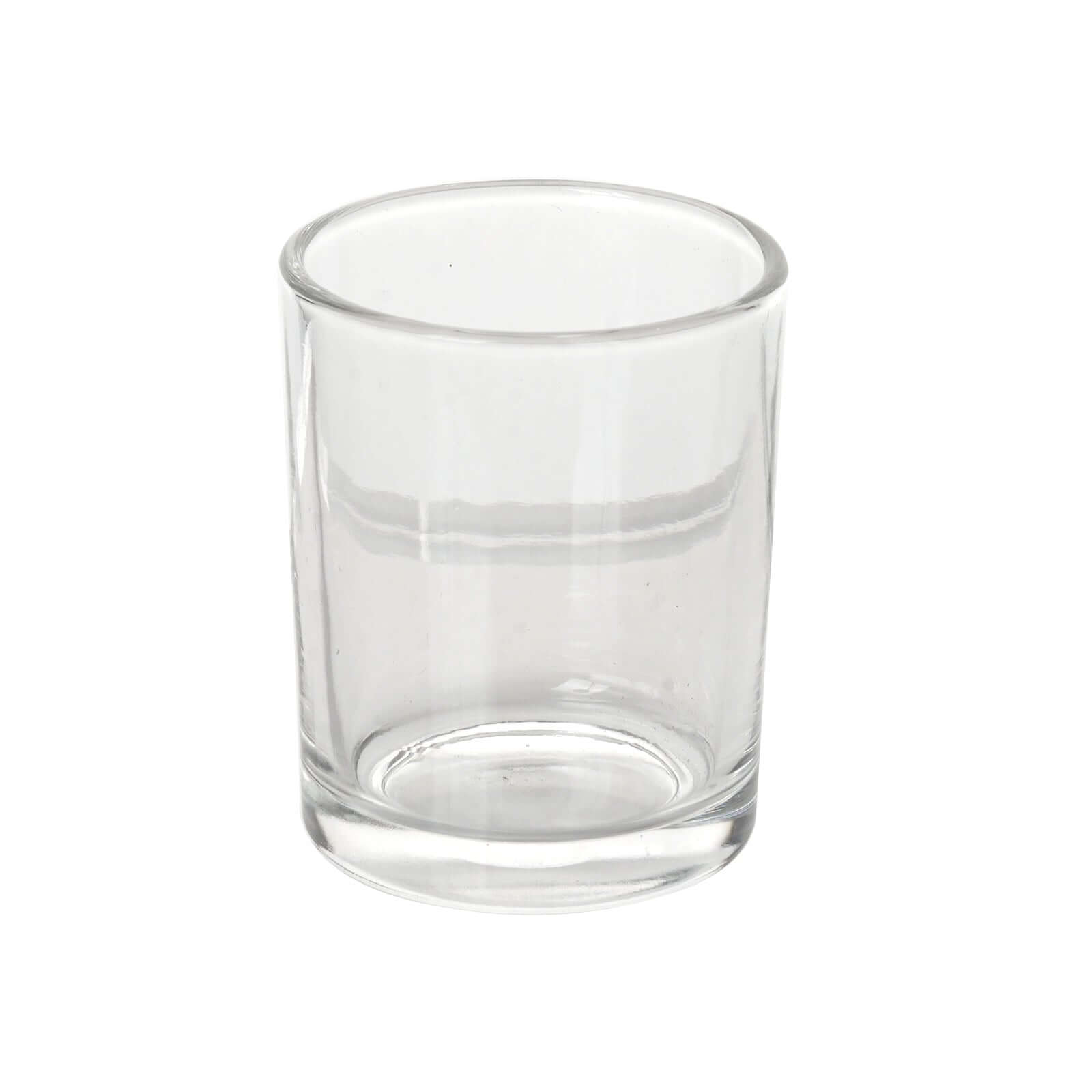 12 Pack Clear Glass Votive Candle Holder Set, Tealight Holders 2.5