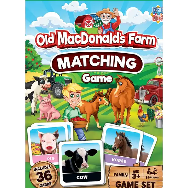 Masterpiece Puzzle Old MacDonald's Farm Matching Game