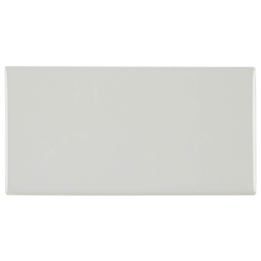 Daltile Restore 3 in. x 6 in. Glazed Ceramic Ash Gray Subway Tile (12.5 sq. ft.  case) X11436MOD1P2