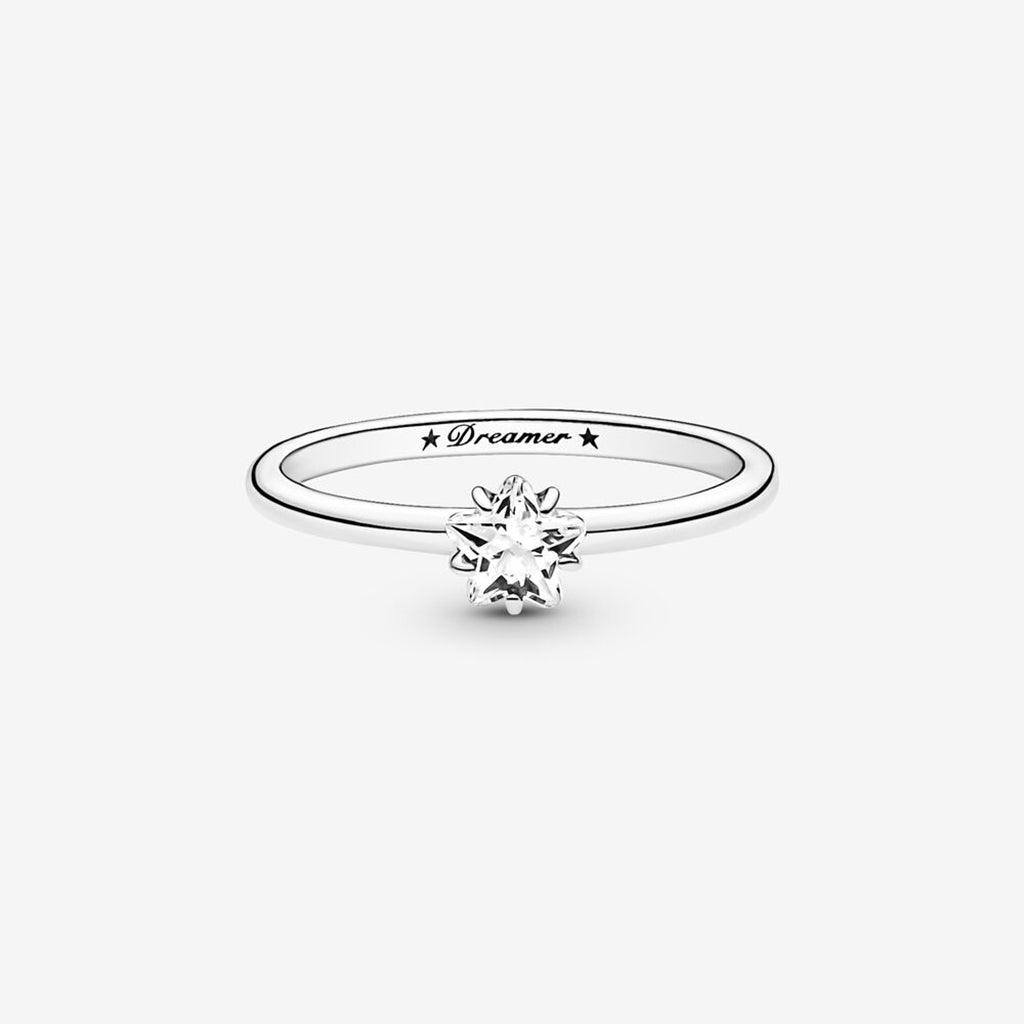 PANDORA  Celestial Sparkling Star Solitaire Ring