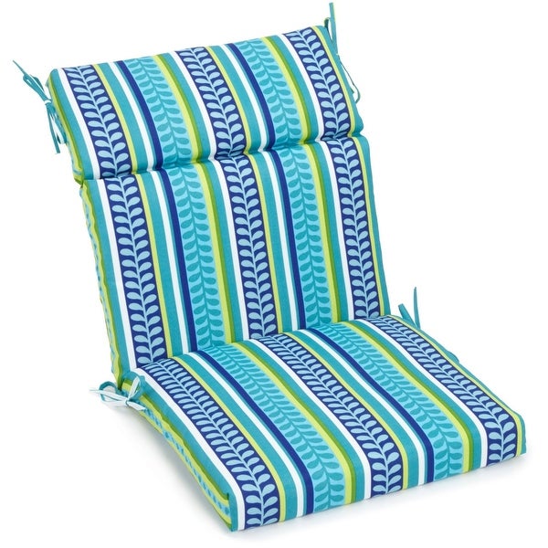 22-inch by 45-inch Three-section Outdoor Seat/Back Chair Cushion