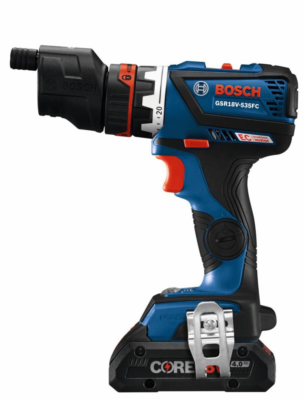 Bosch 18V EC 5 In 1 Drill/Driver Kit Flexiclick Reconditioned GSR18V-535FCB15-RT from Bosch