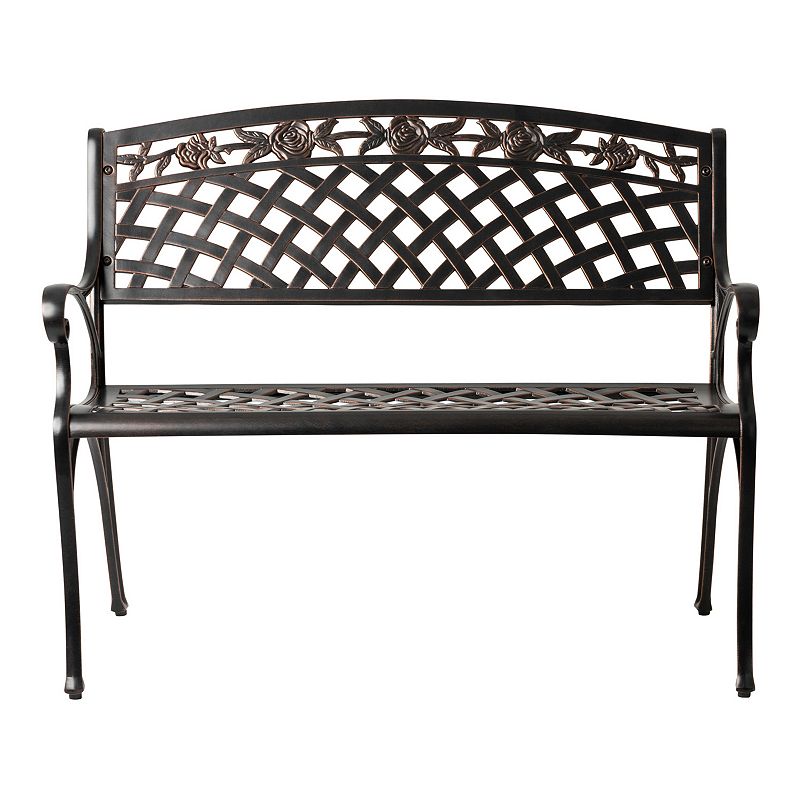 Patio Sense Scarlet Outdoor Bench