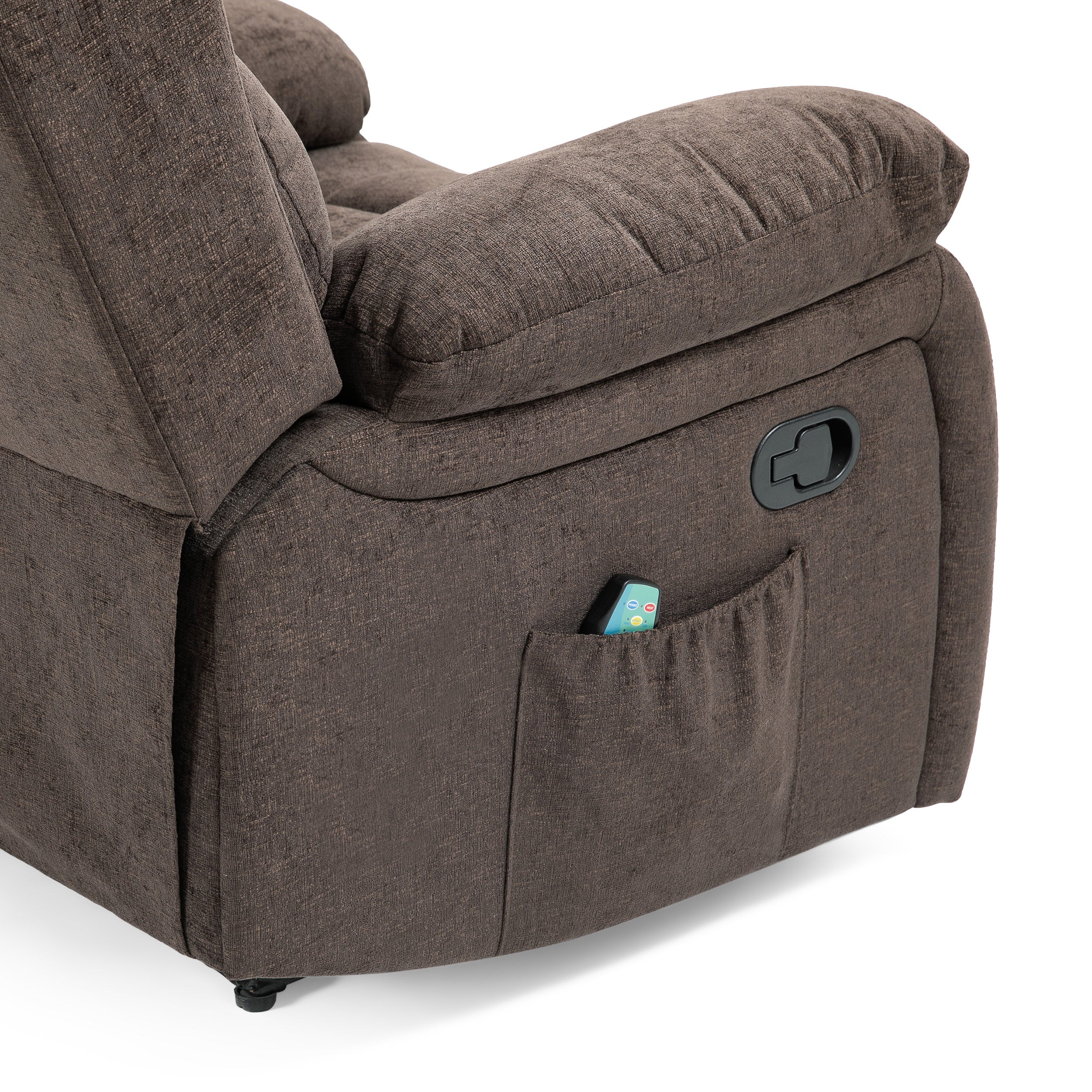 Lexie Contemporary Pillow Tufted Massage Recliner