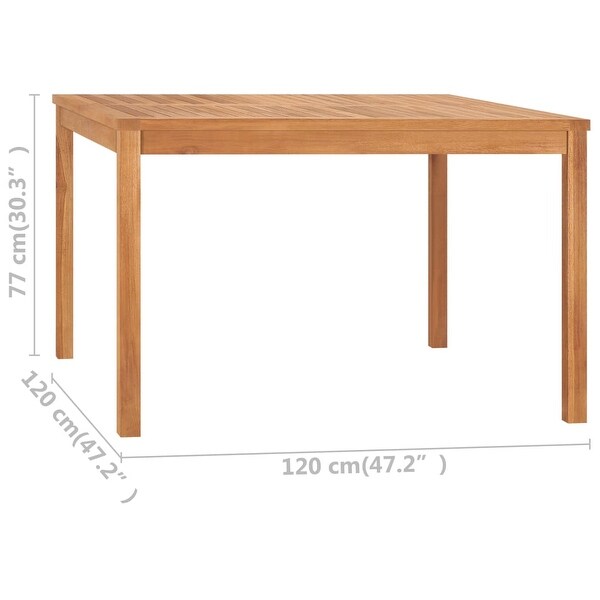 vidaXL Patio Dining Table 47.2