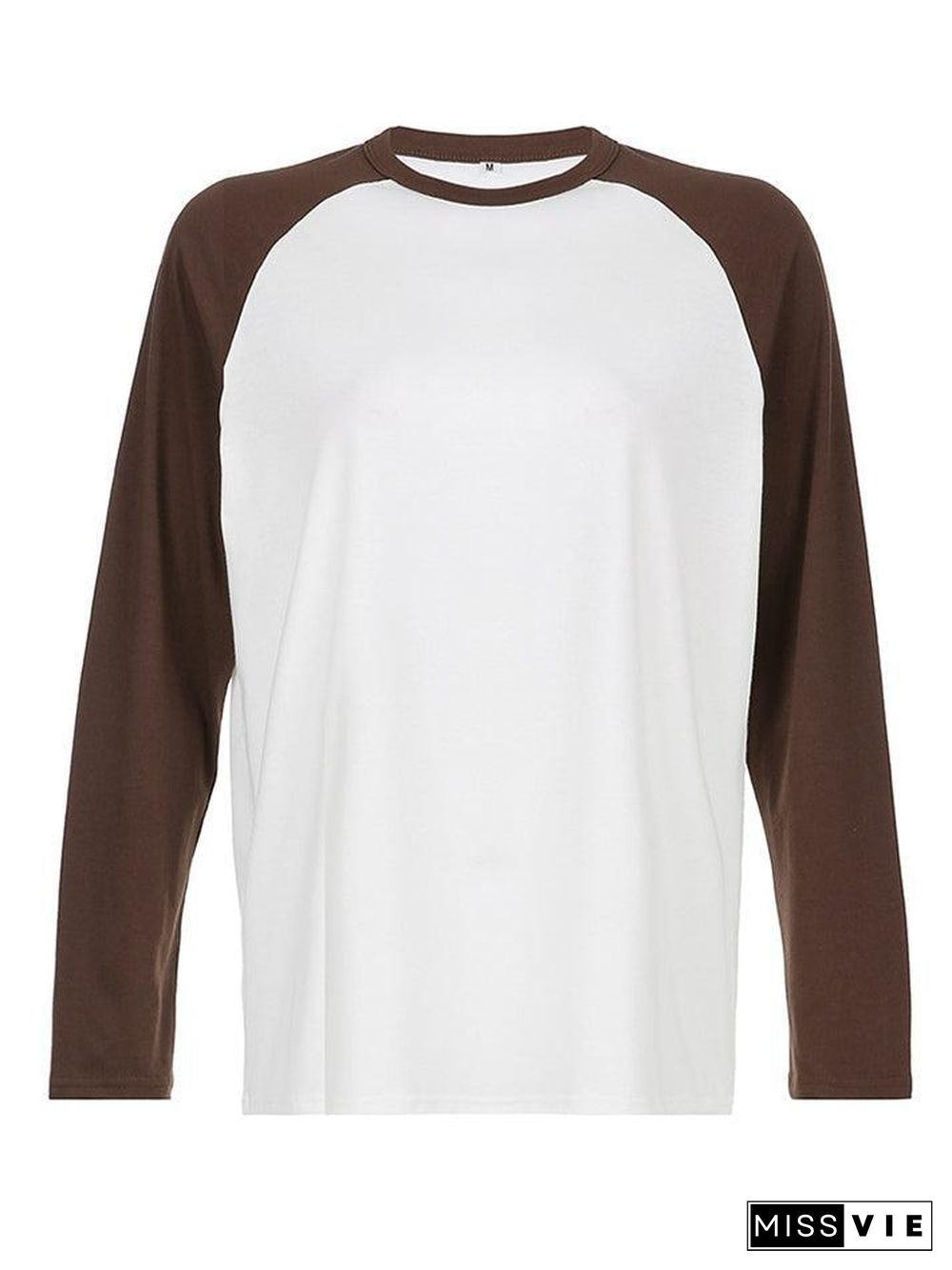 Crew Neck Raglan Sleeve Tee