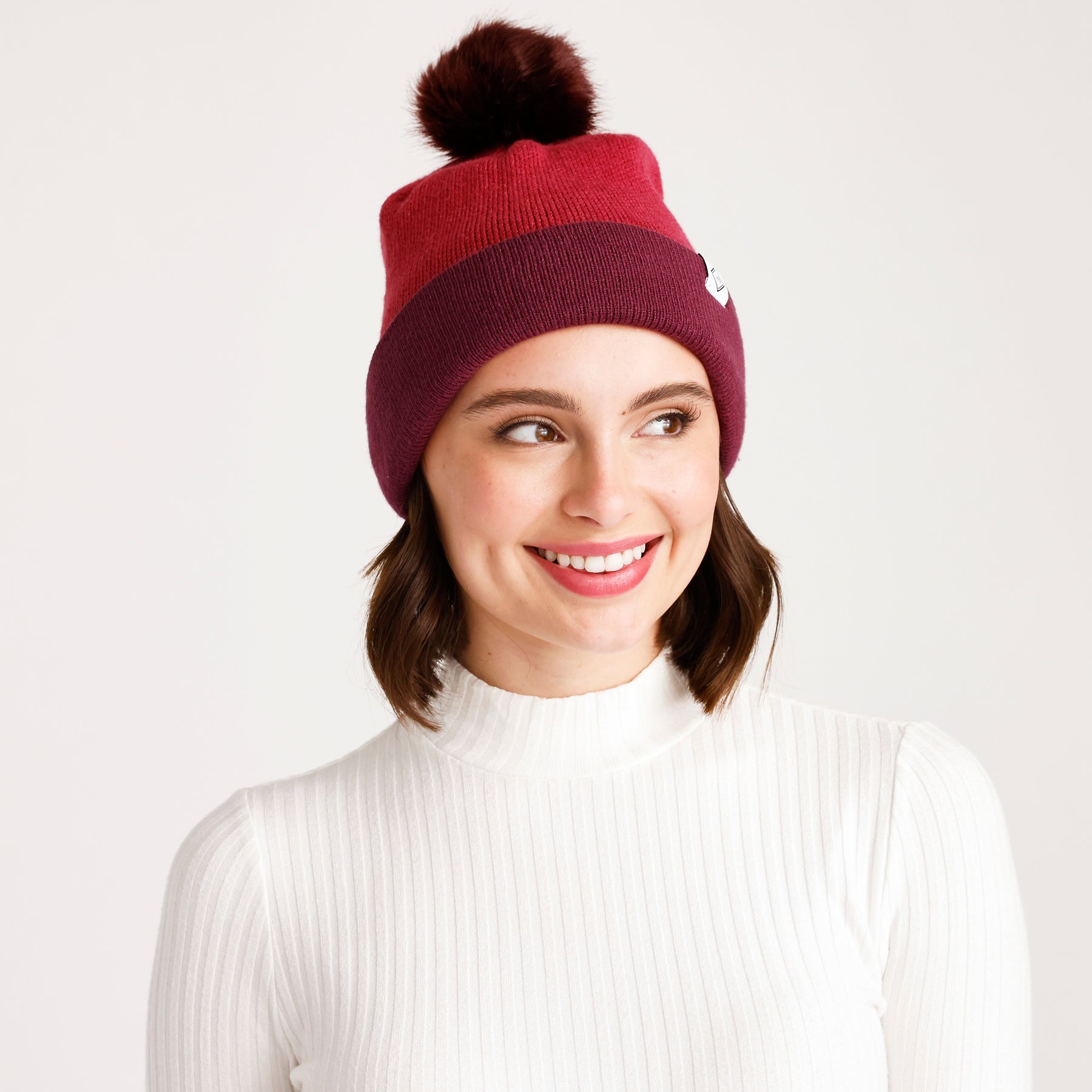 Solid Knit Pom Beanie