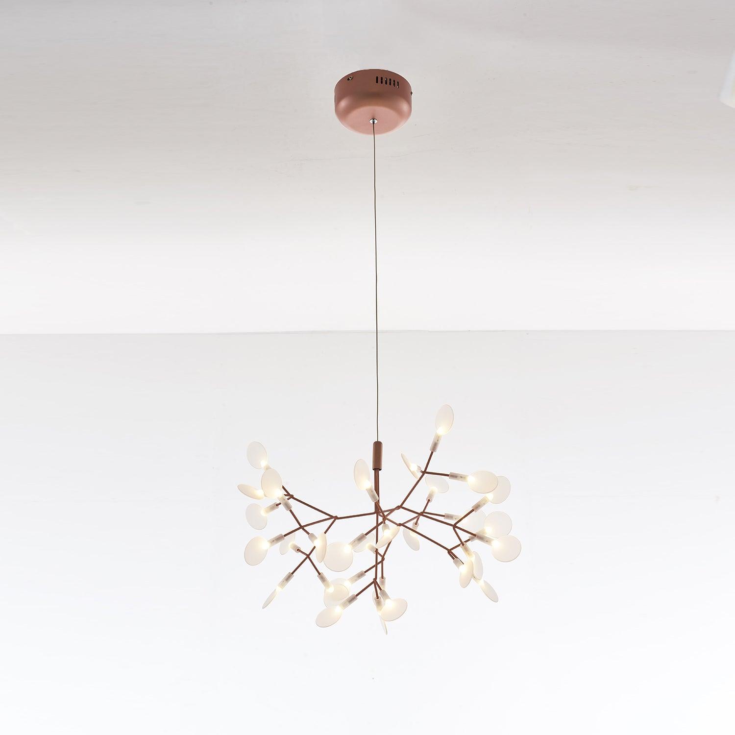 Rose Gold Firefly LED Chandelier