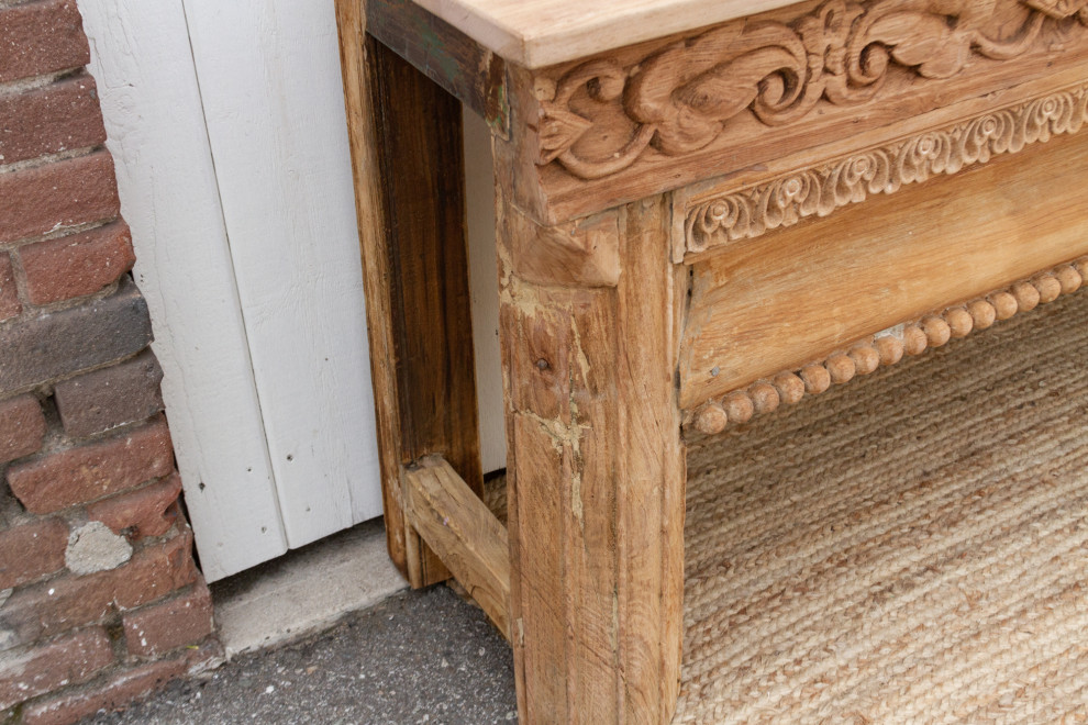 Long 18th Century Beam Console Table   Rustic   Console Tables   by De cor  Houzz