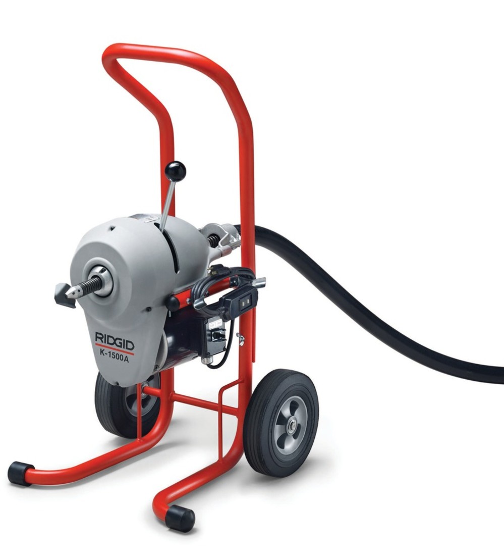 Ridgid K-1500A 115V Sectional Drain Cleaning Machine with C14 Cable 23702 from Ridgid