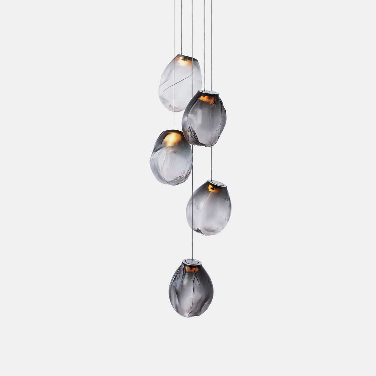 Liquid Glass Stone Pendant Light